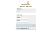 Tablet Screenshot of mysql11.oxito.com